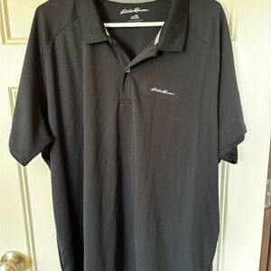 Eddie Bauer Men's Charcoal Polo Shirt